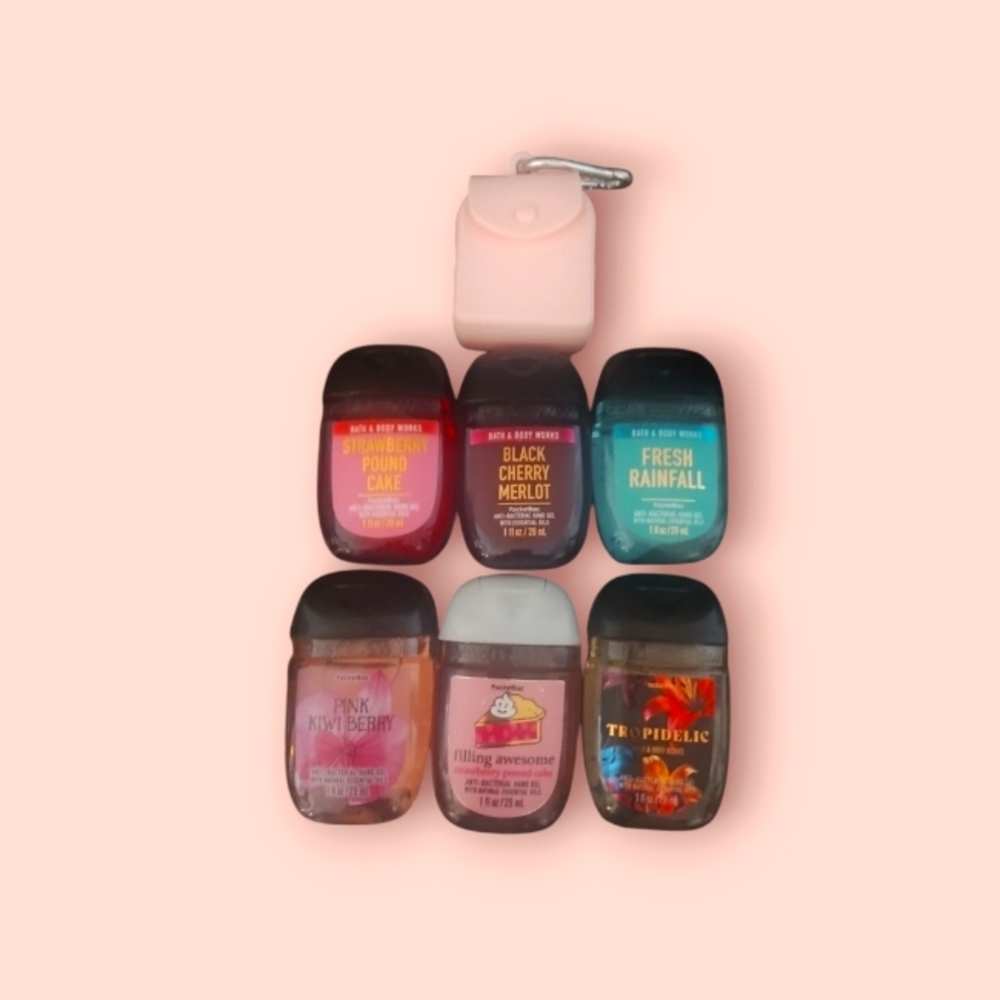 Bath and Body Works Pocketbac Hand Sanitizer Gel 1 fluid oz. Assorted Scents 6